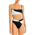 thumbnail image 2 of L Space Womens NancyLee Twist Front High Leg Swim Bottom Separates, 2 of 2