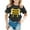Black, variant on MIXUE Kids Girls Tops & T-Shirts Kids Bee Print Loose Fit Casual Short Sleeve Comfortable Summer Pullover Tee Shirts Streetwear,Yellow,6-7 Years