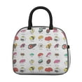 thumbnail image 2 of Lunch Bag Lunch Box for Women Reusable Insulated Lunch Bags,Water-Resistant Sushi Icon Collection Awesome Cooler Lunch Tote Bag, Large Capacity for Work Travel Picnic, 2 of 6