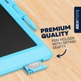 thumbnail image 6 of Jeexi LCD Writing Tablet Doodle Board - 10inch + Tracing Book, Colorful Drawing Pad, Electronic Toddler Drawing Tablet for Kids, Educational Toys Gift for 3 4 5 6 7 Years Old Girls Boys - (Blue), 6 of 8