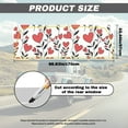 thumbnail image 7 of SEANATIVE Rear Window Decal for Trucks,Decorative UV Resistant Car Back Window Graphic Perforated Vinyl Film Scratch-resistant Valentine's Day Sticker, Heart-shaped Leaf, 7 of 7