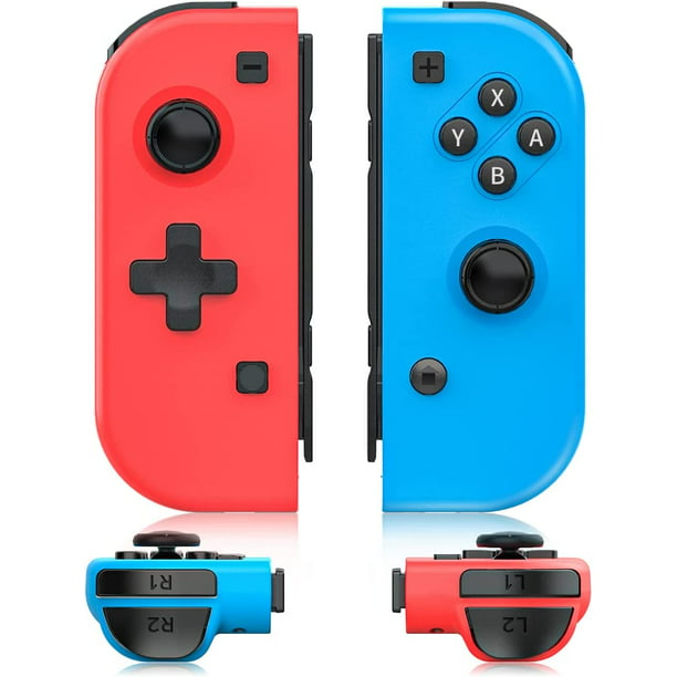 Wireless Controller for Left and Right Nintendo Switch Controller,Switch Controllers Gamepad with Adjustable Gyro Axi Blue) Walmart.com