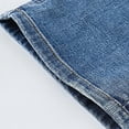 thumbnail image 5 of Tdoqot Girls Jeans- Baggy Casual Wide Leg High Rise Kids Denim Jegging Pants Blue Size 14, 5 of 7