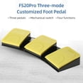thumbnail image 3 of FS20Pro Triple Foot Switch Pédale Foot Multifonctionnelle Personnalisée USB+2.4G+BT Connexion Trois Modes Mécanique Switch, 3 of 8