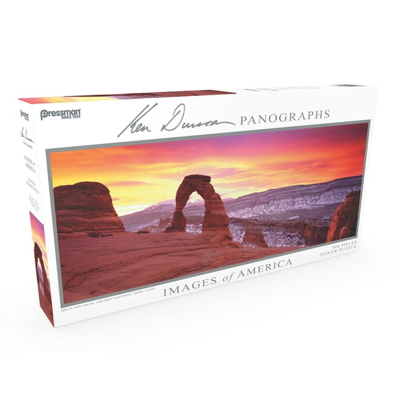 Pressman Toys - Images of America 504 Piece Panoramic Puzzle, Delicate Arch