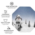 thumbnail image 4 of Disketp Snowman And Christmas Tree Funny Coasters,6 Pcs Leather Coasters With Holder, Perfect Housewarming Hostess Gifts,Protect Furniture From Water Marks Scratch And Damage, 4 of 9