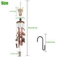 thumbnail image 3 of Angel Wind Chimes Outdoor, 36'' Memorial Brass Wind Bells Retro Brass Garden Wind Chimes Decor Waterproof with S Hook Gifts for Mom Grandma for Patio, Yard Garden, Indoor Outdoor Decor, 3 of 8