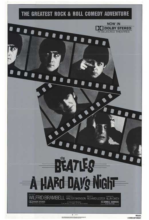 A Hard Day S Night Movie Poster Style A 27 X 40 19 Walmart Com Walmart Com
