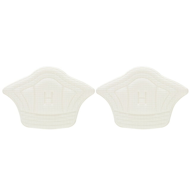 Doublure de Coussinets de Talon, Coussinets Protecteurs de Talon Antidérapants Auto-Adhésifs Coussinets de Talon Réutilisables Résistants à la Transpiration pour la Maison pour la Randonnée pour l'Extérieur Noir, Blanc