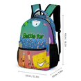 thumbnail image 5 of Battle for Dream Island BFDI Schoolbag Daypack Lightweight Backpacks School Bookbag Unisex Casual Rucksack for Outdoor, 5 of 8