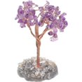 thumbnail image 4 of Traditional Chinese Design Crystal Money Tree For Study Room Decoration 10X7Cm Purple 1Set, 4 of 5