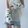 thumbnail image 2 of YooGuoGuo Cute Y2K Star Arm Warmers Kawaii Half Finger Adorable Accesspties for Teen Girl Glove Gyaru Harajuku Arm Sleeve, 2 of 7