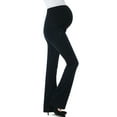 thumbnail image 3 of Maternity Women's Modern Boot Cut Denim Jeans - Black/Blue 25, 3 of 4