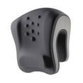 thumbnail image 3 of Almohada cervical para silla de oficina con reposacabezas, almohada de escritorio para siestas, cojín de soporte cervical para sofá, avión, viajes, Gris oscuro Gris claro, 3 of 8