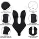 thumbnail image 3 of Sujetador moldeador de cuerpo sin espalda para mujer (negro), body de boda invisible sin espalda, sujetador push up sin costuras, ropa interior con correa transparente para vestido de noche de boda, 3 of 5