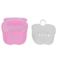 thumbnail image 2 of Ecomeon Denture Bath Case Box Soak Container Colored False Teeth Storage Box with Strainer Basket,Denture Bath Box,Denture Storage Soak Container, 2 of 8