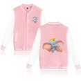 thumbnail image 3 of Chaqueta de béisbol Dumbo para hombre y mujer, chaquetas estilo hip hop estilo Harajuku, ropa de calle para niños y niñas, abrigos universitarios holgados, 3 of 5