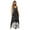 Black, variant on Riviera Sun Rayon Crepe Spaghetti Strap Maxi Dress (Small, Black)