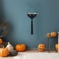 thumbnail image 4 of HVEST Halloween Black Bat Macrame Wall Hanging- Horror Bat Wall Decor, Gothic Decorations Outdoor, Yard, Tree, Handmade Hanging Decor for Bedroom, Spooky Season Ornaments, 4 of 8