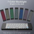 thumbnail image 5 of Backlit Voice Air Mouse Remote with Keyboard, Built in Gyro Sensors 2.4GHz, 5 of 5