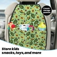 thumbnail image 5 of Naloa Avocado With Seeds 2Pcs Anti-Kick Back Seat Cover Kick Mat, Car Seat Protector with 3 Storage Pockets, 5 of 8