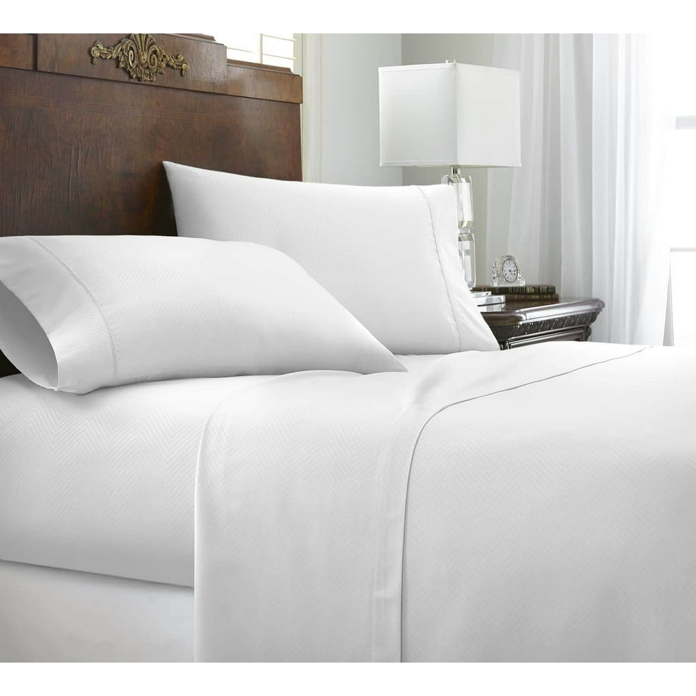 Becky Cameron Ultra Soft Hotel Quality 4 Piece Chevron Bed Sheet Set