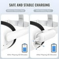 thumbnail image 6 of Battery Pack for Oculus Quest 2/3/3S, 5000mWh Extended Battery for Meta Quest 3 Accessories, 18W Fast Charging VR Headset Battery Pack, Lightweight and Portable Charger for Extra 2-4H Playtime, 6 of 7