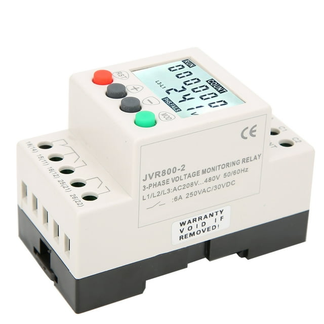 Phase Sequence Protection Relay, Sequence Protection Relay, Under-Voltage Over-Voltage Manual Professional Use For Output Test General Purpose Electricity Delay