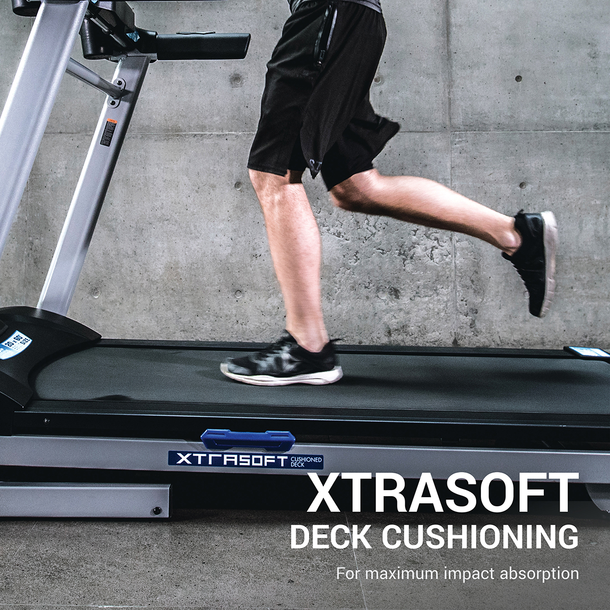 XTERRA TRX3500 Folding Motorized Treadmill with Bluetooth FTMS, Handlebar Control Buttons, Built-In Speaker and Audio-Jack - image 7 of 9