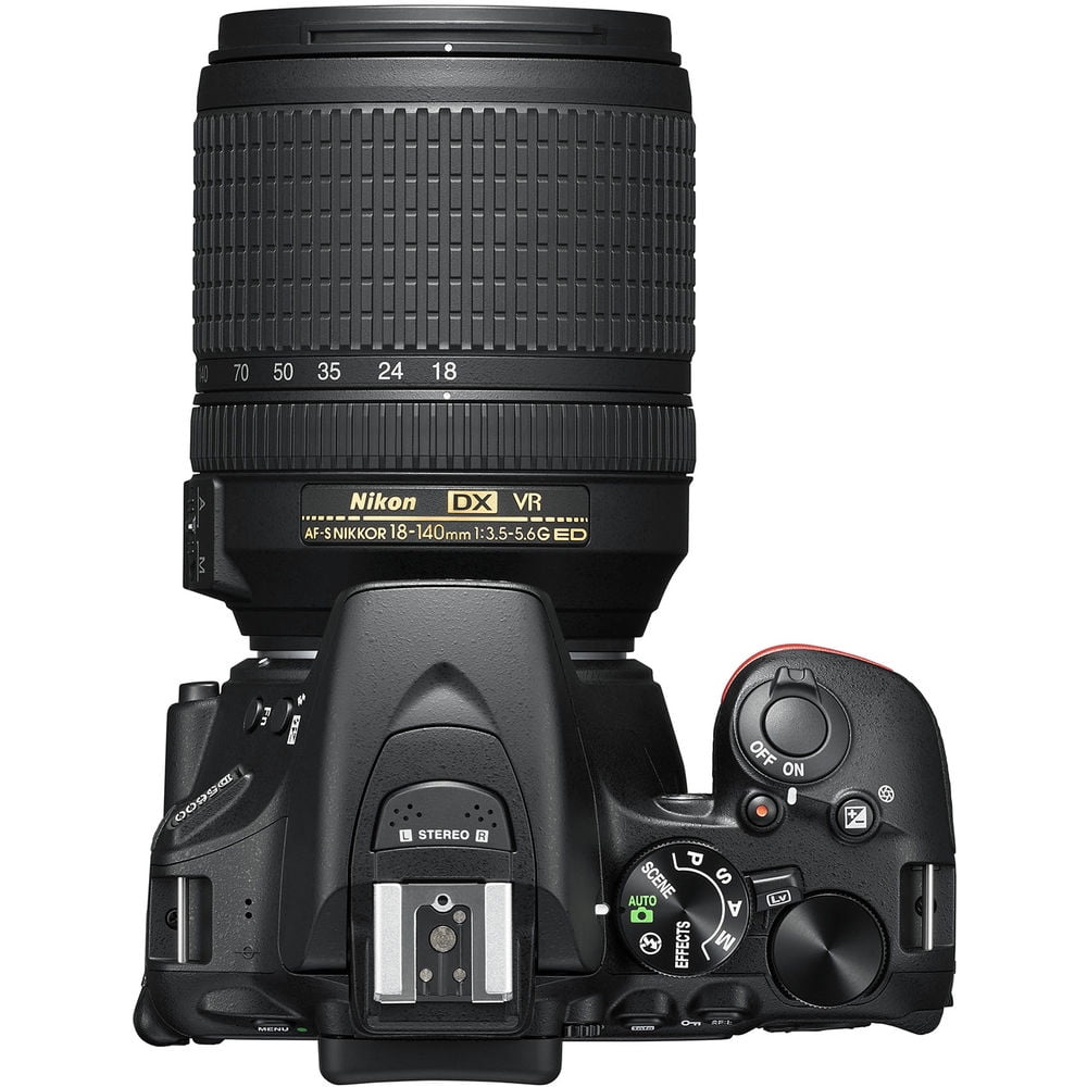 Nikon D5600 Compact DSLR Camera with 18-140mm VR Lens, 24.2