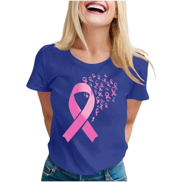 Yhmxh T-shirts pour Femmes T-shirt Imprimé à Manches Courtes Col Rond Haut/chemise d'Été pour Femmes T-shirts d'Été sous-Vêtements T-shirts pour Femmes