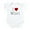Cloud White, variant on CafePress - I Love Mimi Infant Bodysuit - Baby Light Bodysuit, Size Newborn - 24 Months