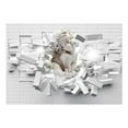 thumbnail image 3 of Tiptophomedecor 3D Illusion Wallpaper Wall Mural - Modern Cherub, 3 of 4