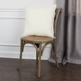 thumbnail image 5 of Ivory Solid Light Textured Modern Throw Pillow, 5 of 6