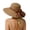 Z122-Khaki, variant on Women's Bow Ribbon Straw Sun Hat, Wide Brim UV Protection Beach Vacation Hat with Satin Bow, Breathable and Stylish for Summer and Outdoor Travel Beach, Hiking & Pool
