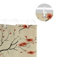 thumbnail image 5 of Yayeee Shower Curtain with Hooks 72"x72" Waterproof Fabric Bathroom Hanging Decor, Red Floral Pattern, 5 of 5