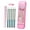 Pink, variant on NWOKYZGH Pencil Stationery Box Set Ruler Pencil Eraser