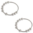 thumbnail image 1 of Fiudx Anillo Antiestrés con Diseño de Cuentas, Efecto Calmante para La Meditación, Accesorio Elegante y Funcional, Perfecto para Relajarse, Ideal para Regalar, Juego de 2 Piezas, Tamaño de 1,4 Cm., 1 of 2