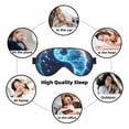 thumbnail image 7 of Fuzoiu Blue Yin And Yang Print Sleep Masks,Eye Masks with Adjustable Strap for Sleeping,Night Eye Shade for Women Men,Eye Cover for Full Night's Sleep, Travel and Nap, 7 of 7