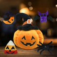 thumbnail image 1 of Halloween Pumpkin Playset Moon Rice Ball Spider Bat Soft For Home Kids, 1 of 5