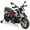 Black, variant on Costway 12V Kids Ride-On Motorcycle Motor Bike w/ Training Wheels Red