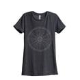 thumbnail image 1 of Thread Tank Zodiac Constellation Women's Relaxed Crewneck T-Shirt Tee Charcoal X-Large, 1 of 4