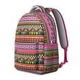 thumbnail image 2 of "Trendy Bohemian Backpack - Spacious 17” Laptop Bag with Tribal Design, Heavy Duty College Backpack for Students, Commuters & Travelers", 2 of 6