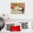 thumbnail image 4 of Nawypu Siamese Cat And Her Kitten  Gold Ornate Wood Framed Canvas Art, 4 of 4