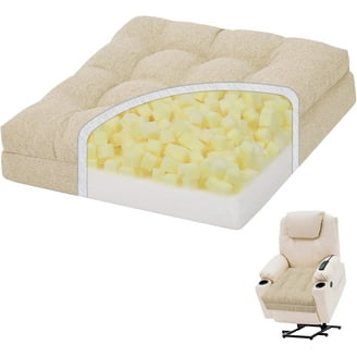 Cuscino Reclinabile Per Anziani In Memory Foam 50x50x13 Cm - Taupe, Nylon, Lavabile, Design Brevettato
