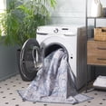 thumbnail image 4 of SAFAVIEH Arizona Rowena Medallion Machine Washable Area Rug, Sage/Grey, 5' x 8', 4 of 13