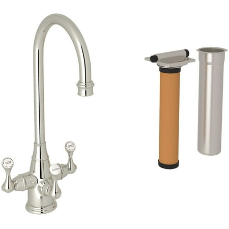 Perrin And Rowe U.Kit1220ls-2 Georgian Era 1.5 GPM Hot And Cold Water Dispenser - Nickel
