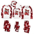 thumbnail image 5 of Odeerbi Christmas Pajamas for Family Holiday Long Sleeve Family Christmas Pajamas Matching Sets Mom Plaid Printed Tops Pants Set Two-Piece Sleepwear Xmas Family Matching PJs Set Multicolor, 5 of 5