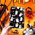 thumbnail image 5 of Halloween Wrapping Paper Roll, Ghost Wrapping Paper, Cute Ghost Print Gothic Themed Black Gift Wrap for Halloween Day, October Holiday Decoration, Party, Christmas Nightmare (17 In X 33 Ft), 5 of 14