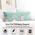 thumbnail image 3 of Long Body Pillow Cover - Soft & Breathable, Hidden Zipper, 20"x54", Magical Unicorn & Rainbow Print - Perfect Gift for Fantasy Lovers, Side Sleepers, Kids & Teens Room Decor, 3 of 7